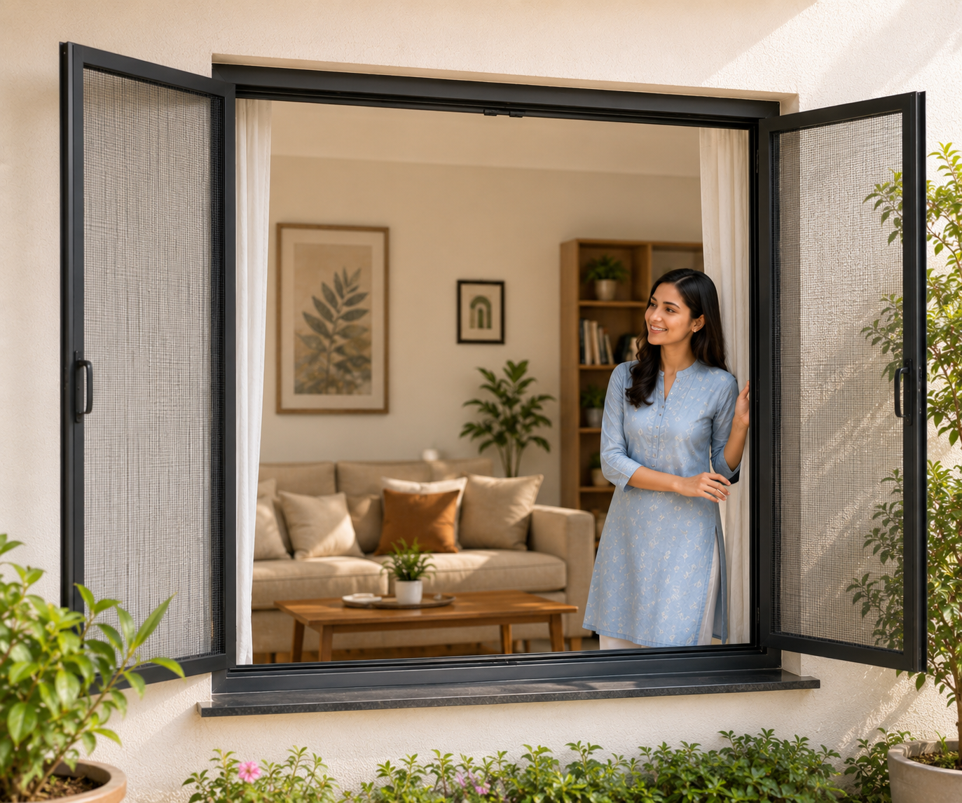 Openable Mosquito Mesh