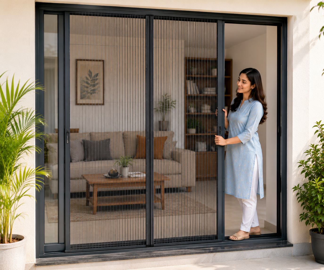 Pleated Mosquito Mesh